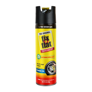Fix-A-Flat Eco-friendly Aerosol Tire Inflator, Standard Tires, 16 Oz