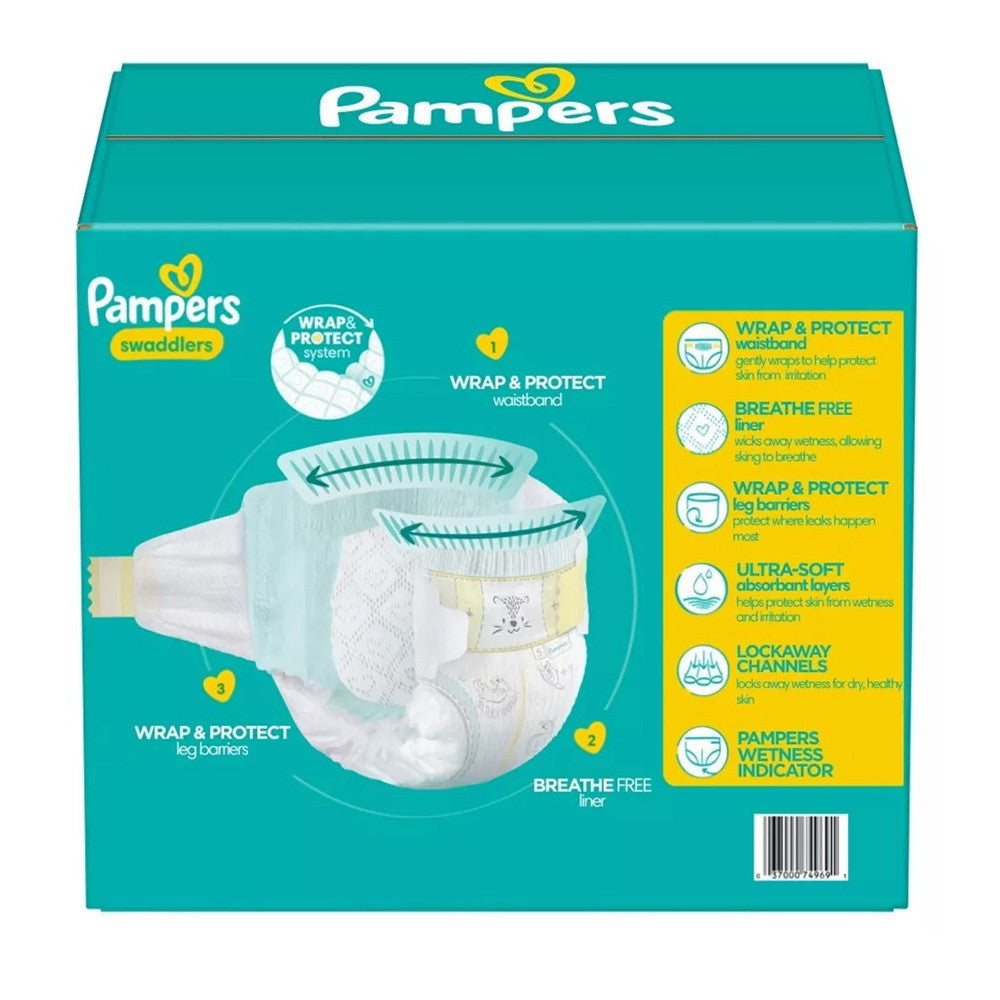 Pampers Swaddlers Disposable Active Baby Diaper Size 3, 26 Ea