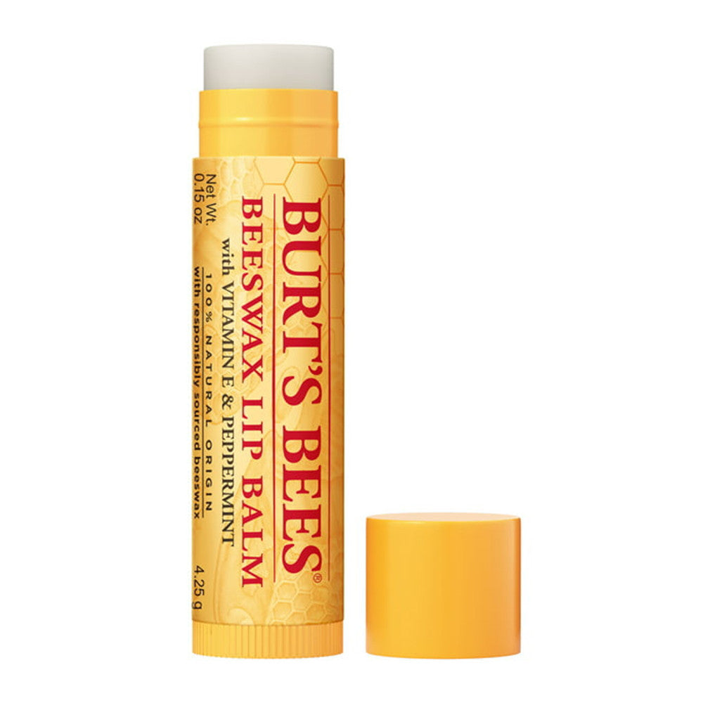 Burts Bees 100% Natural Origin Moisturizing Lip Balm, Original Beeswax, 0.15 Oz