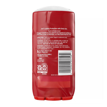 Old Spice Red Collection Swagger Scent Deodorant for Men, Pack Of 2, 6.0 Oz
