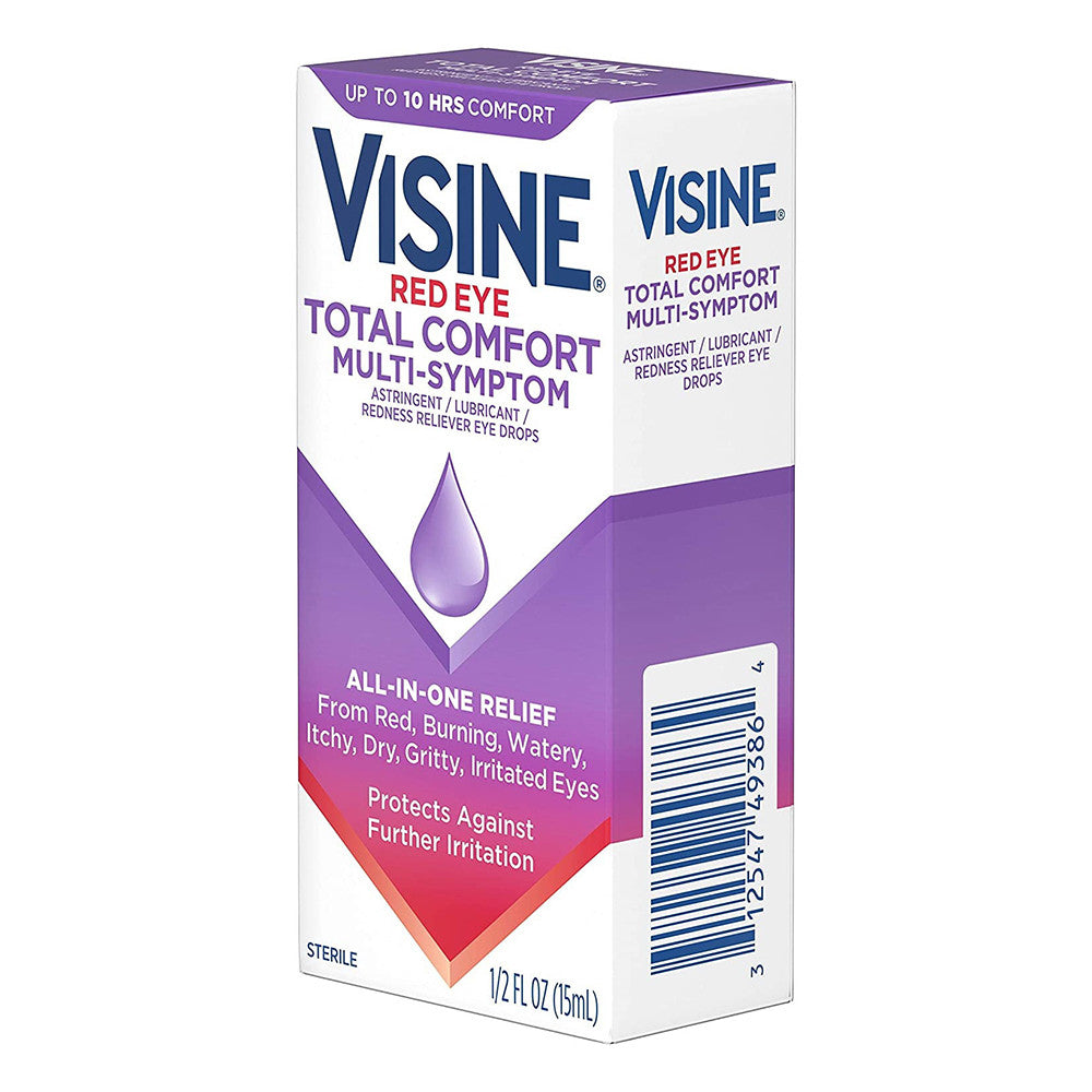 Visine Totality Multi-Symptom Relief Red Eye Drops, 0.5 Oz