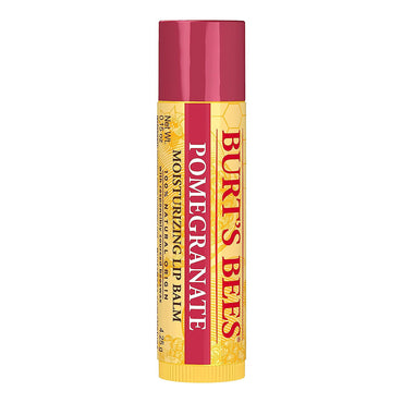Burts Bees 100% Natural Moisturizing Lip Balm, Pomegranate, 1 Ea