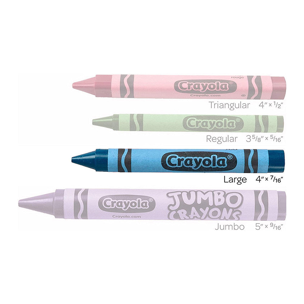 Crayola Ultra Clean Washable Color Max Nontoxic Large Crayons, 16 Ea