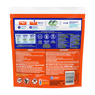 Tide PODS Liquid Laundry Detergent Soap Pacs, 4 In 1 with Febreze, 12 Ct