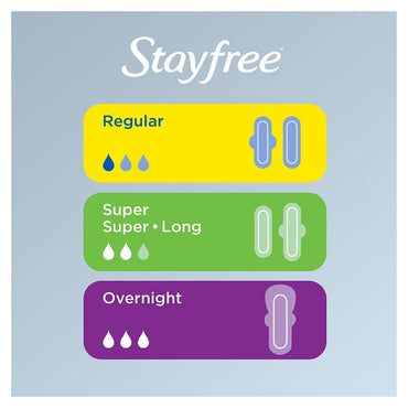 Stayfree Maxi Pads with Wings, Overnight, 28 Ea