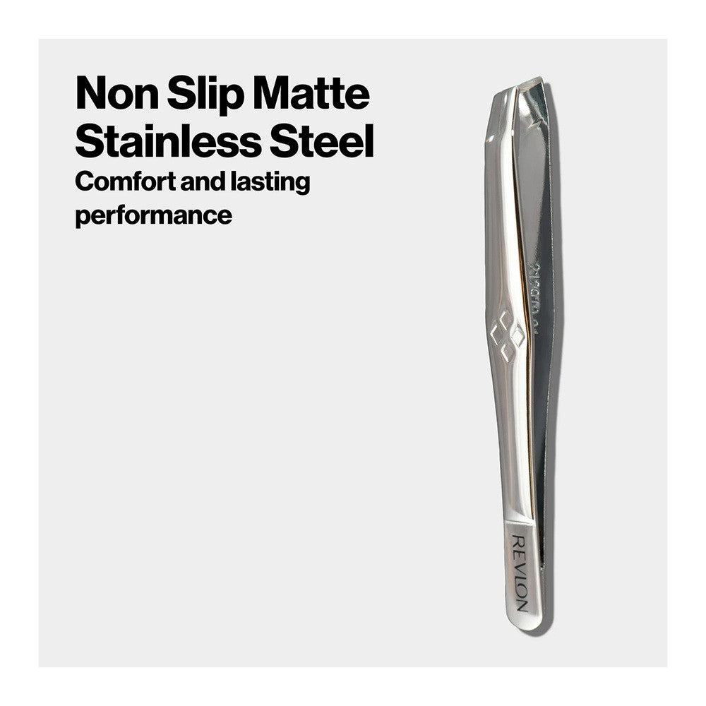 Revlon Stainless Steel Accurate Tweezing, 1 Ea