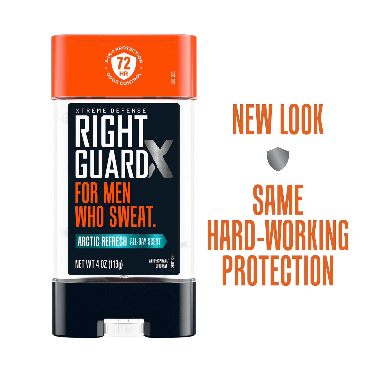 Right Guard Xtreme Defense Arctic Refresh Antiperspirant & Deodorant for Men, 4 Oz