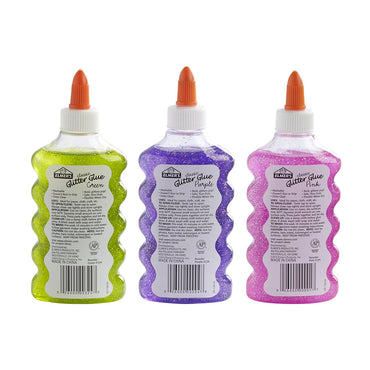 Elmers Liquid Glitter Glue, Washable Assorted Colors, 6 Oz