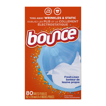 Bounce Outdoor Fresh Fabric Softener Dryer Sheets, 80 Ea