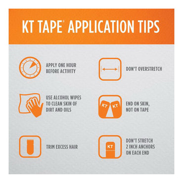 KT Tape Gentle 10' Cotton Precut Kinesiology Therapeutic Sports Roll, Beige, 1 Ea