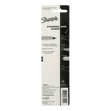 Sharpie Ultra Fine Point Marker, Black, 1 Ea