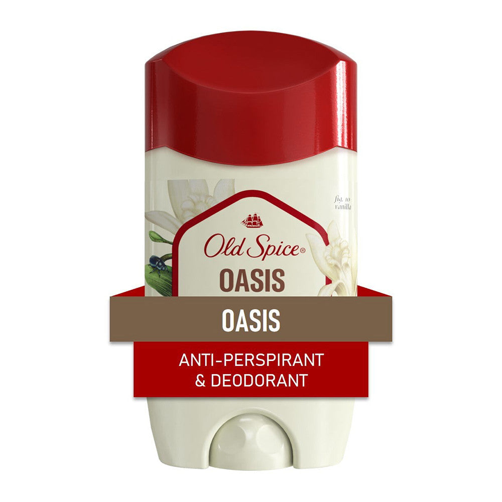 Old Spice Antiperspirant Deodorant for Men Oasis with Vanilla, 2.6 Oz