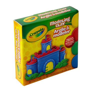 Crayola Modeling Clay Assortment, Blue, Green, Red and Yellow, 16 Oz
