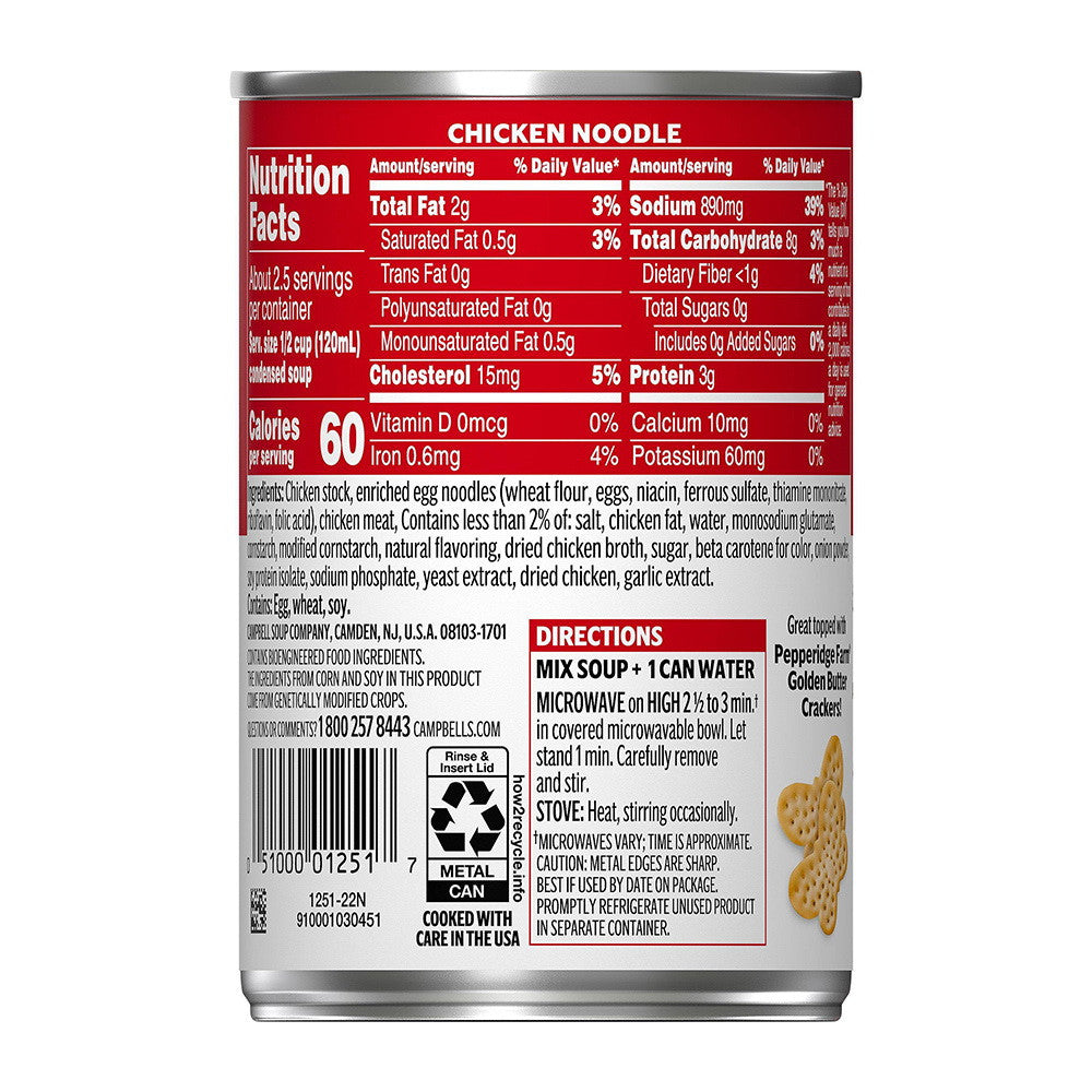 Campbell's Soup, Chicken Noodle, 10.75 Oz