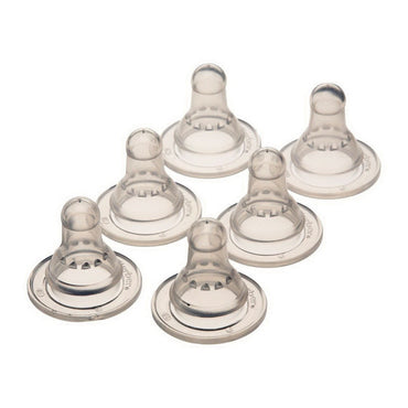 Gerber First Essentials Reduces Colic Fast Flow BPA Free Silicone Nipple, 1 Ea