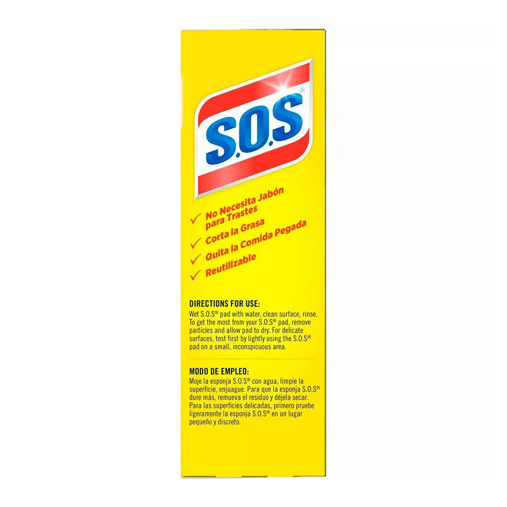 Clorox S.O.S Steel Wool Soap Reusable Pads, 18 Ea