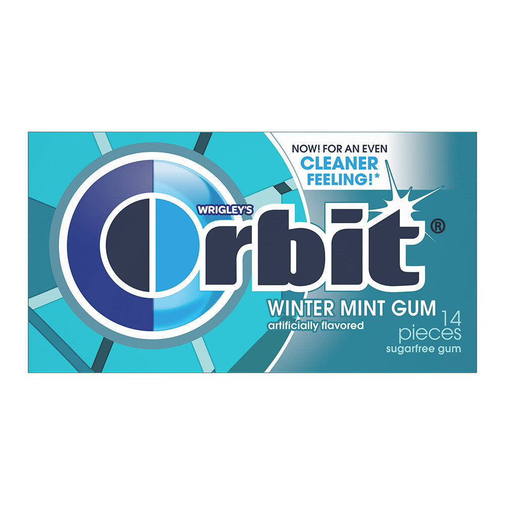 Orbit Gum Wintermint Sugar Free Chewing Gum, 14 Ct