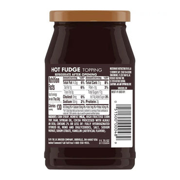 Smucker's Hot Fudge Topping, 11.75 oz