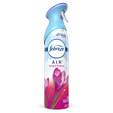 Febreze Air Freshner with Pump, Spring and Renewal, 8.8 Oz, 6 Pack