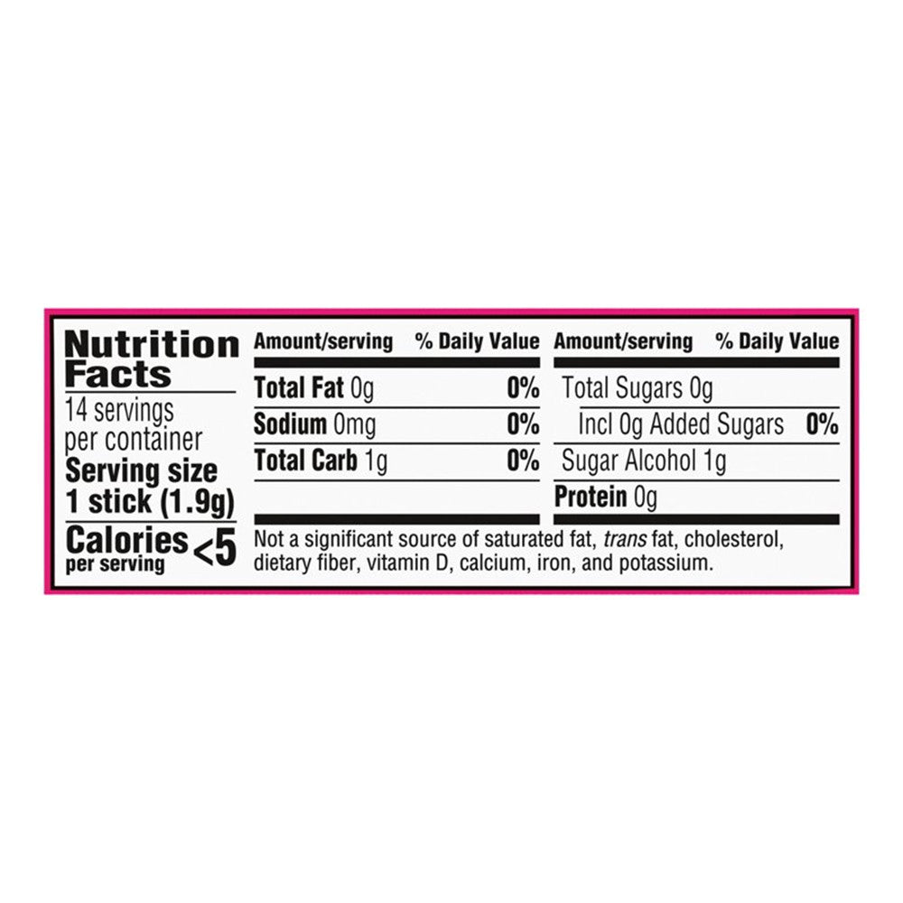 Trident Bubblegum Sugar Free Gum, 14 ct