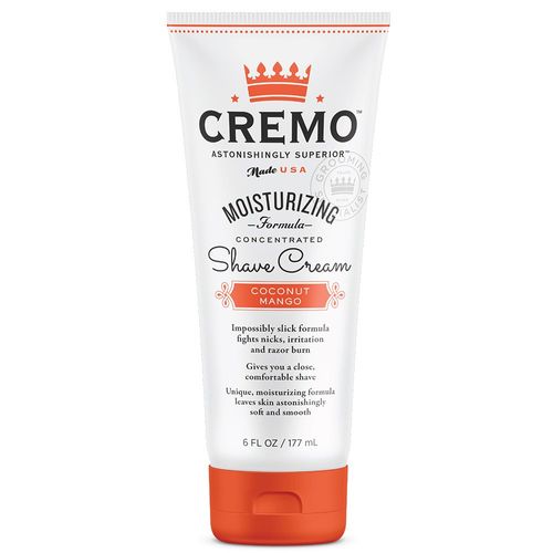 Cremo Astonishingly Superior Coconut Mango Moisturizing Shave Cream, 6 Oz