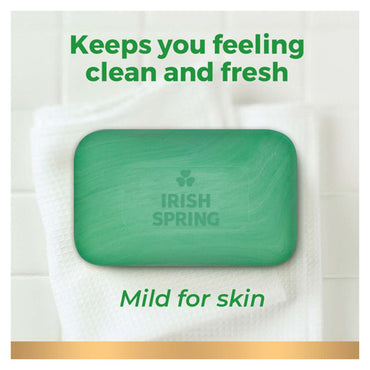 Irish Spring Deodorant Bath Bar Icy Blast, 3.75 Oz, 3 Ea