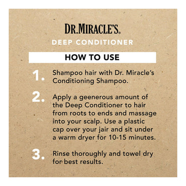 Dr Miracles Regular strength Deep Conditioner Packett, 1.75 Oz