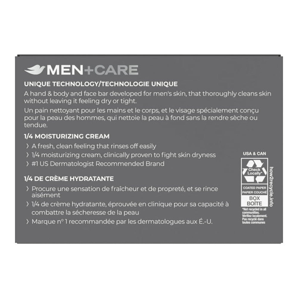 Dove Men And Care Blue Eucalyptus Relaxing 3 in 1 for Body, Face, Shave Bar Soap, 3.75 Oz