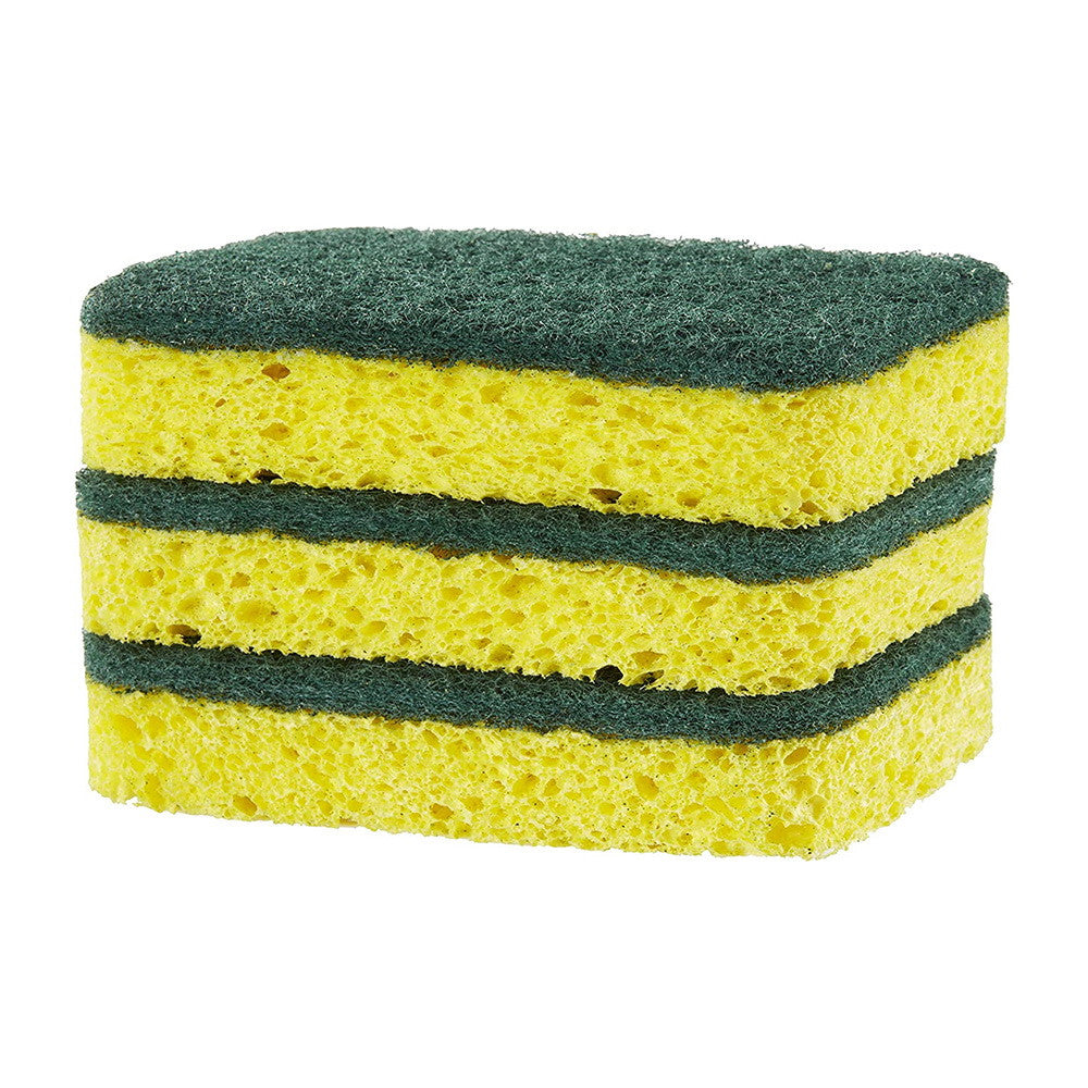 S.O.S Heavy Duty Durable and Long-Lasting Scrubber Sponge, 3 Ea