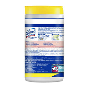 Lysol Disinfectant Wipes, Multi Surface Antibacterial Cleaning Wipes, 240 Ct