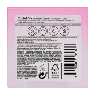 Almay Healthy Hue Blush, 100 Nearly Nude - 0.17 Oz