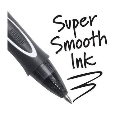 Bic Gel-ocity Retractable Quick Dry Gel Pen, Black, 2 Ea