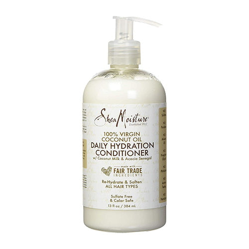 Shea Moisture Daily Hydration Hair Conditioner, 100% Virgin Coconut Oil, 13 Oz