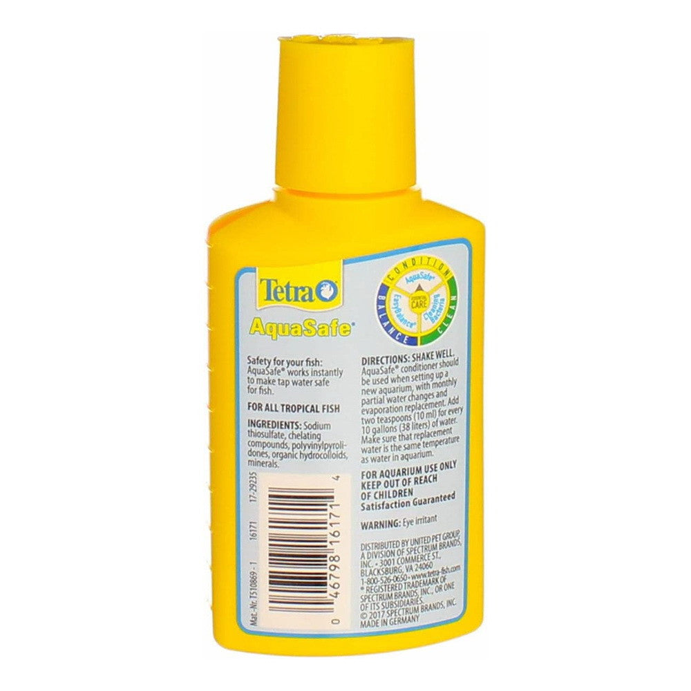 Tetra AquaSafe Monthly Maintenance Water Conditioner, 3.38 Oz