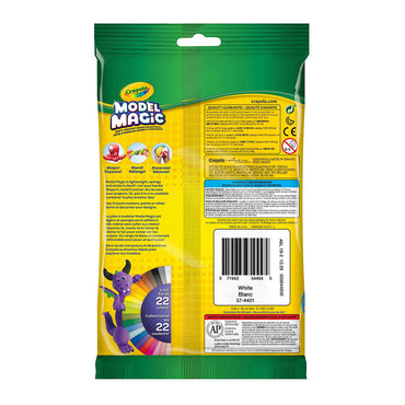 Crayola Model Magic White, Modeling Clay Alternative, At Home Crafts for Kids, 4 oz, Model Number: 57-4401