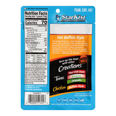 StarKist Tuna Creations Bold, Hot Buffalo Style, 2.6 Oz