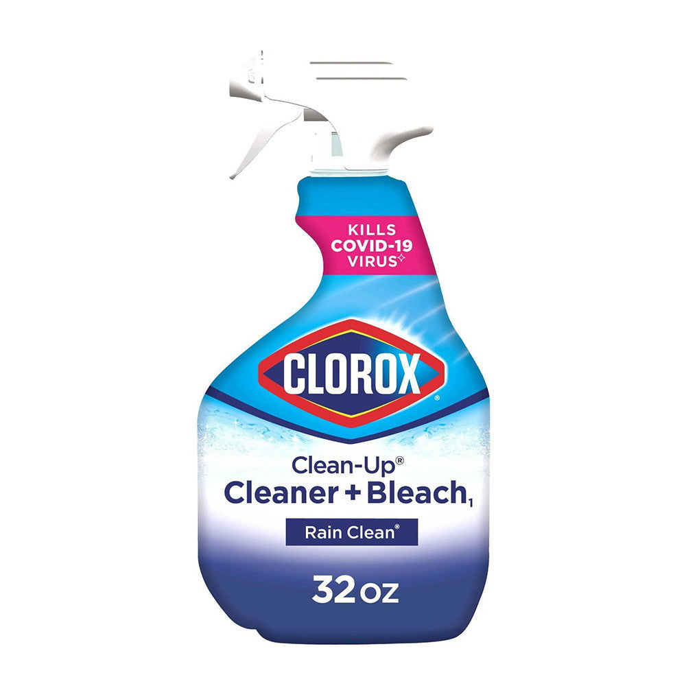 Clorox Clean-Up All Purpose Cleaner Bleach Spray Bottle Rain Clean Scent, 32 Oz