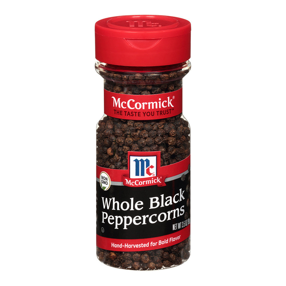 Mc Cormick Black Pepper Whole, 3.5 Oz