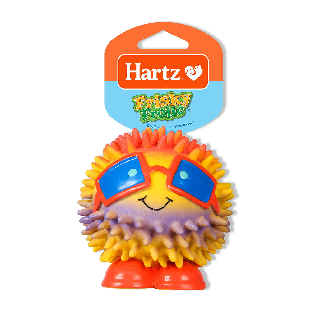 Hartz Frisky Frolic Squeakable Dog Toy, Assorted Colors, 1 Ea