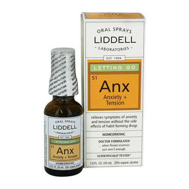 Liddell Laboratories Go Anxiety + Tension Homeopathic, Oral Spray , 1 Oz