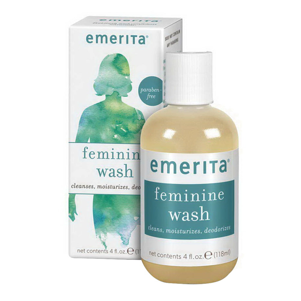 Emerita Feminine Care Cleansing Moisturizing Wash Gentle Care 4Oz (118ml)