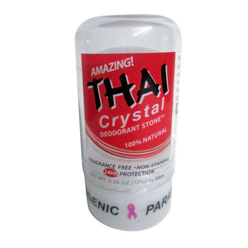 Thai Deodorant Stone Thai Natural Crystal, Deodorant Stick - 4.25 Oz