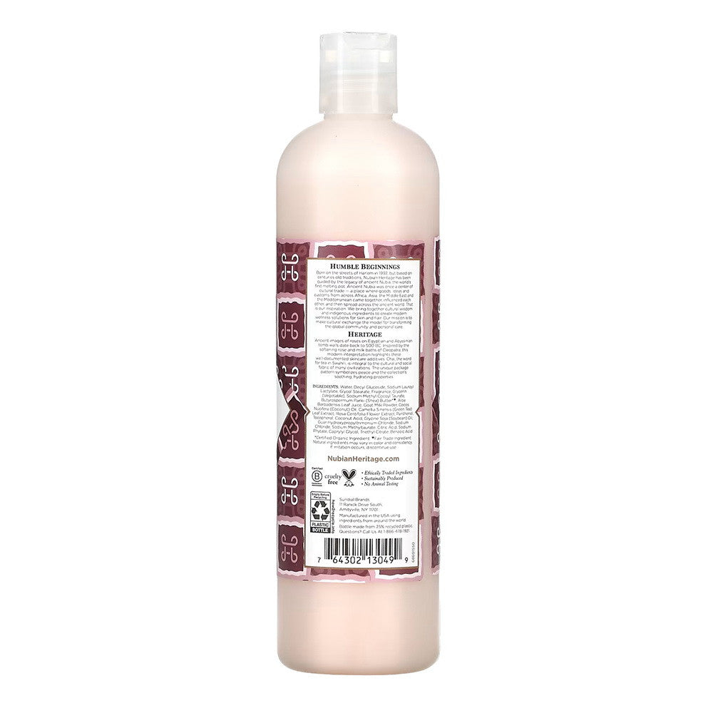 Nubian Heritage Goats Milk and Chai Body Wash, 13 Oz