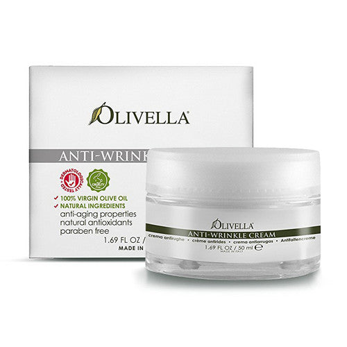 Olivella Virgin Olive Oil Anti-Wrinkle Cream, 1.69 Oz