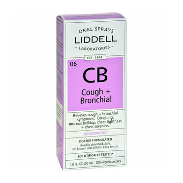 Liddell Homeopathic Cough and Bronchial Spray, 1 Oz