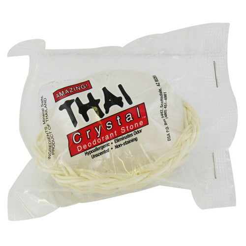 Thai Crystal Deodorant Stone In A Basket, Non Staining - 1 Ea