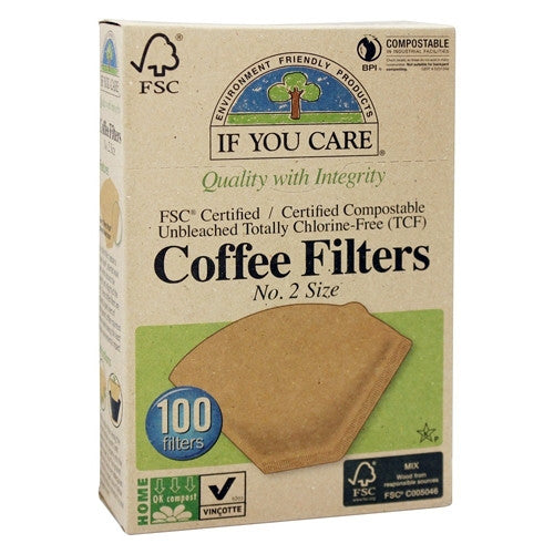 If You Care Unbleached No 2 Size Coffee Filters, 100 Ea