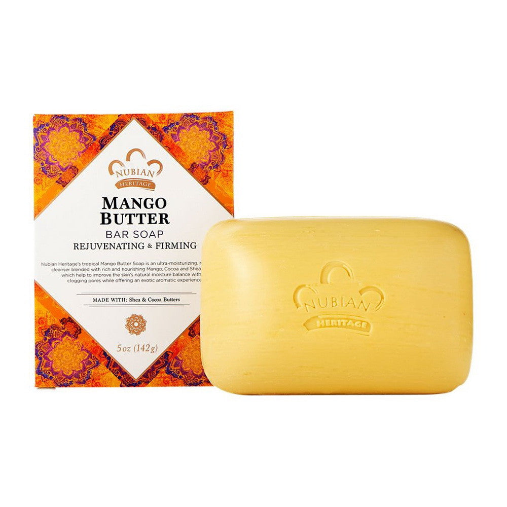 Nubian Heritage Mango Butter Bar Soap - 5 Oz