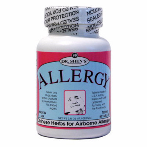 Dr Shens Min Kan Wan Allergy Formula Tablets, For Airborne Allergies, 90 ea