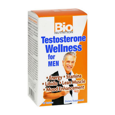 Bio Nutrition Testosterone Wellness for Men Tablets, 60 Ea